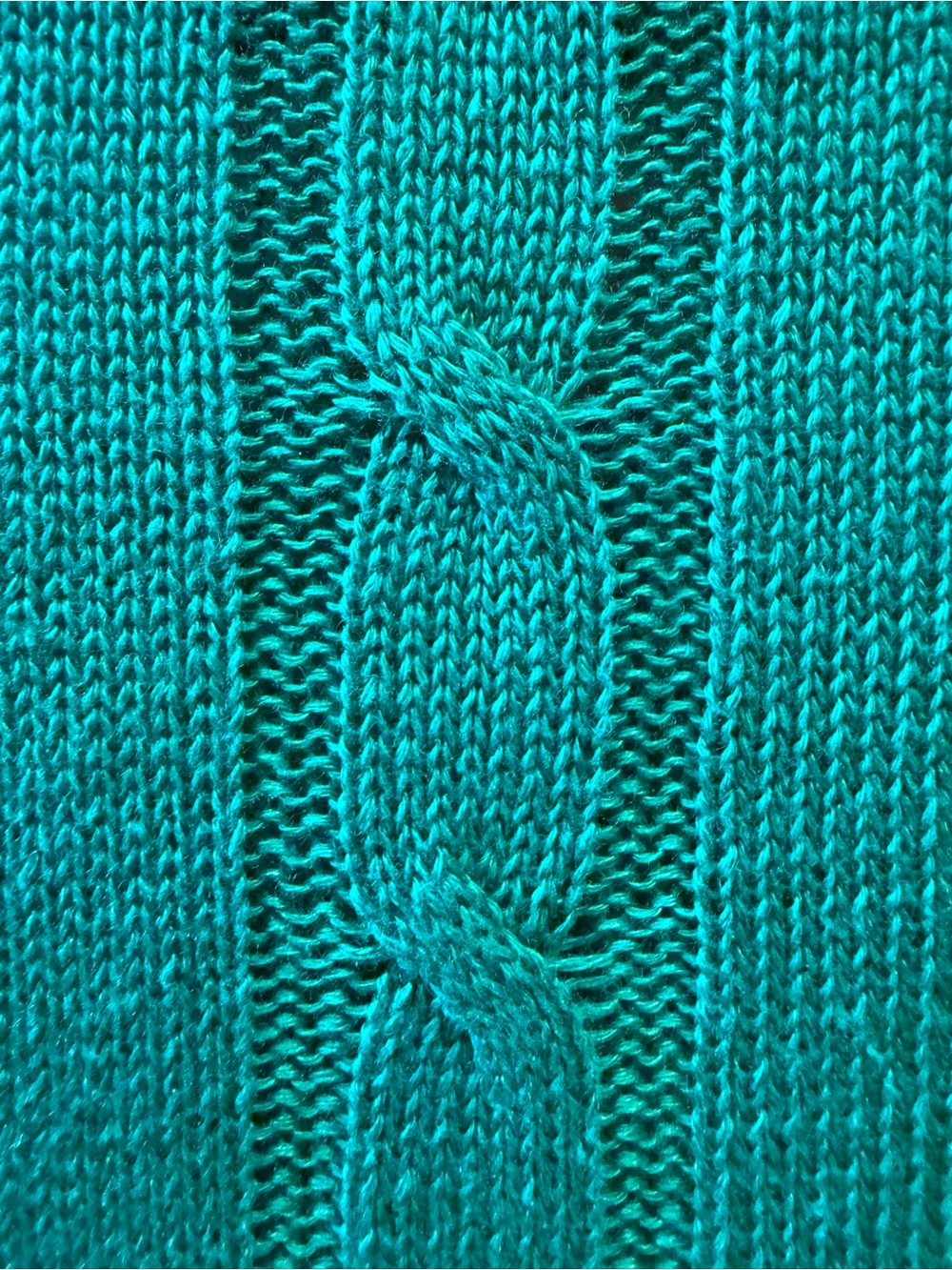 Linen Cable Short-Sleeve Shell - Picture 4 of 5